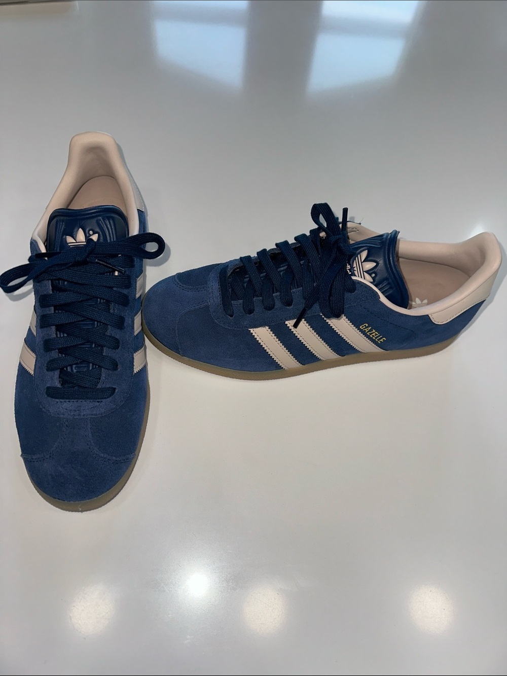 Adidas Gazelle Men's Navy & Cream Suede Sneakers​
